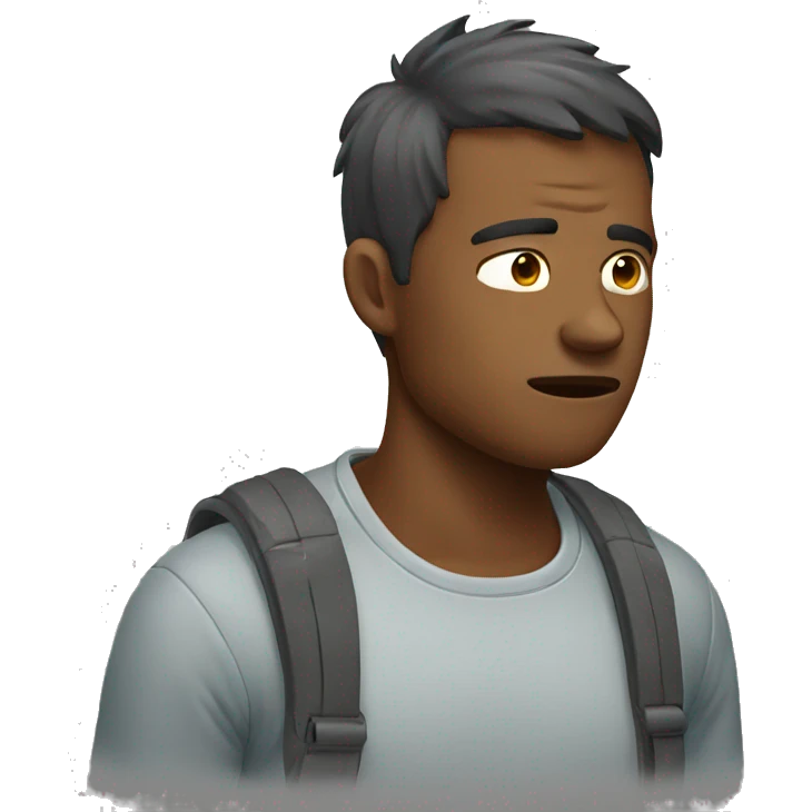 tired guy emoji