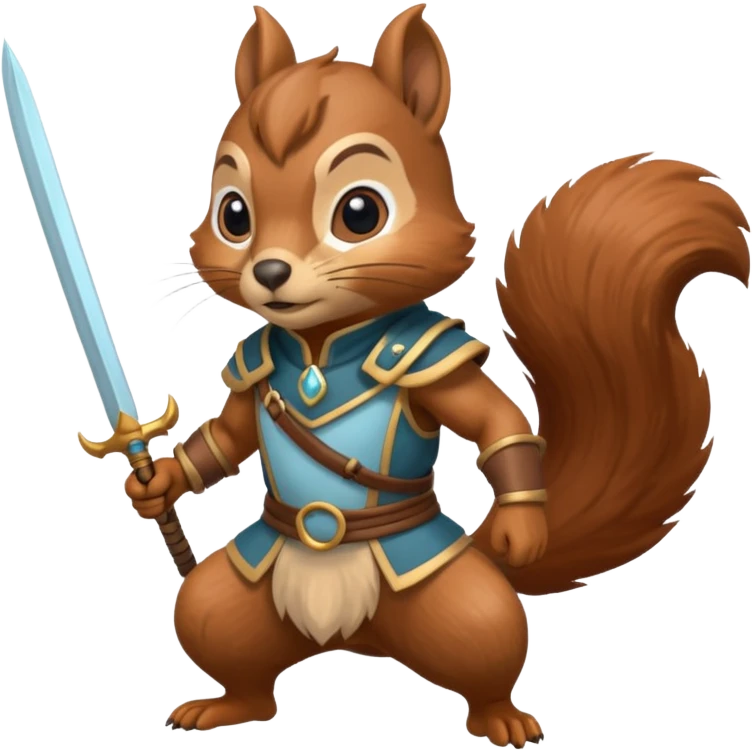 water bending squirrel warrior emoji