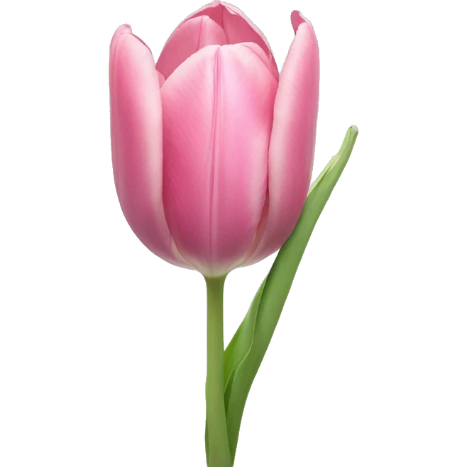 a pastel colored tulip emoji