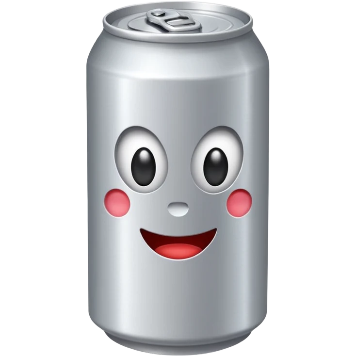 soda can without any face or branding emoji