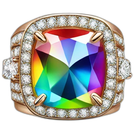 Jonathan Toews as rainbow diamond ring emoji