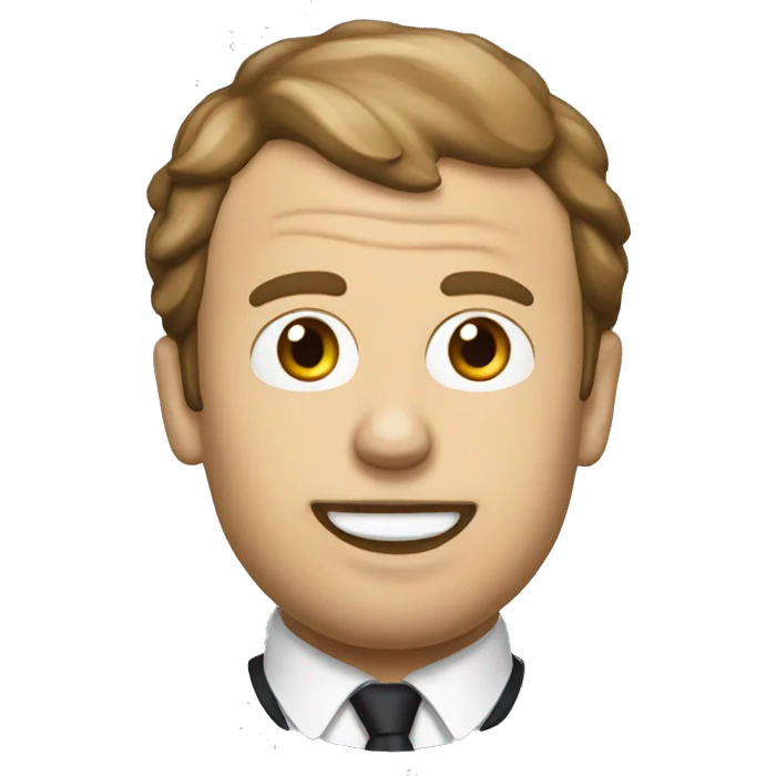 Macron qui mange mcdo emoji