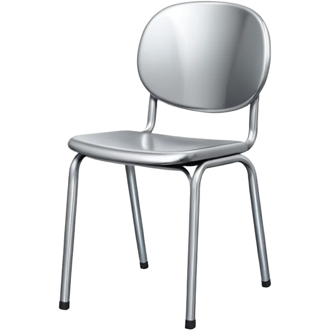 danish design metal chair emoji