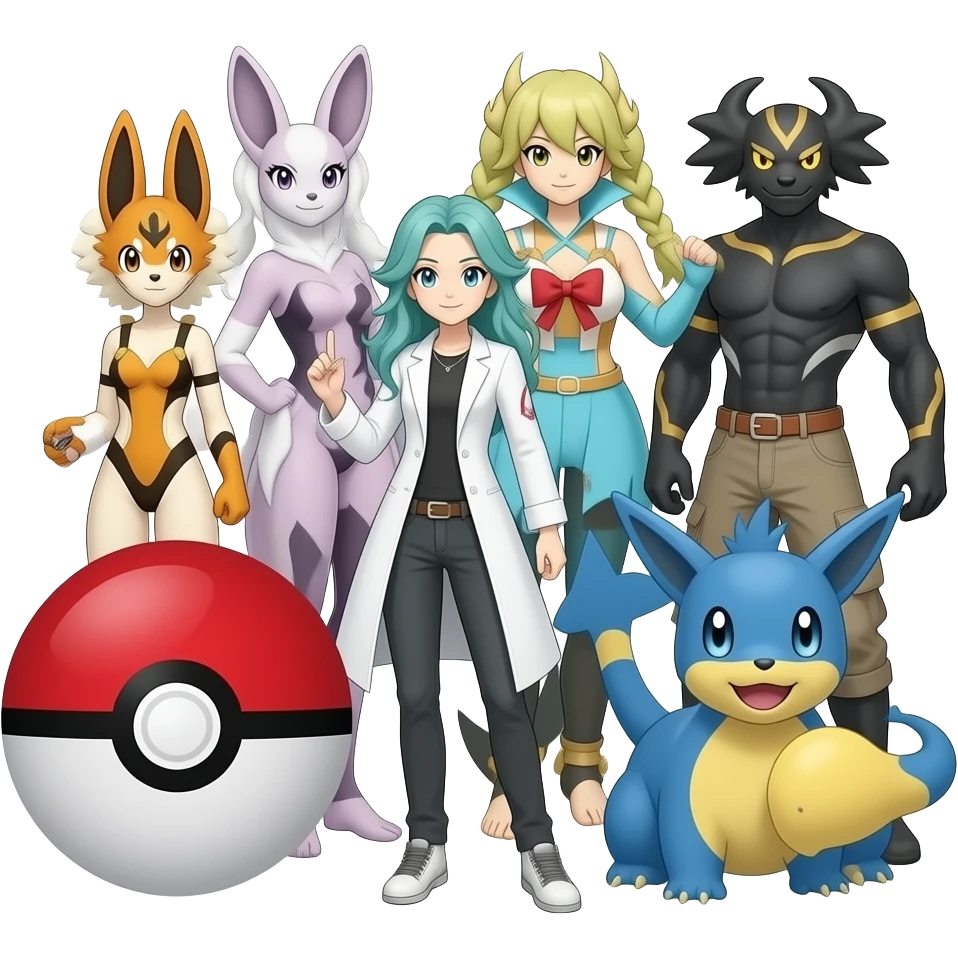 Meloetta-Vernid-Trico-Sergal-Protogen-Primagen-Pokémon-Fakémon-creature emoji