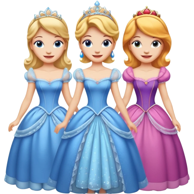 cinderella's three stepsister emoji