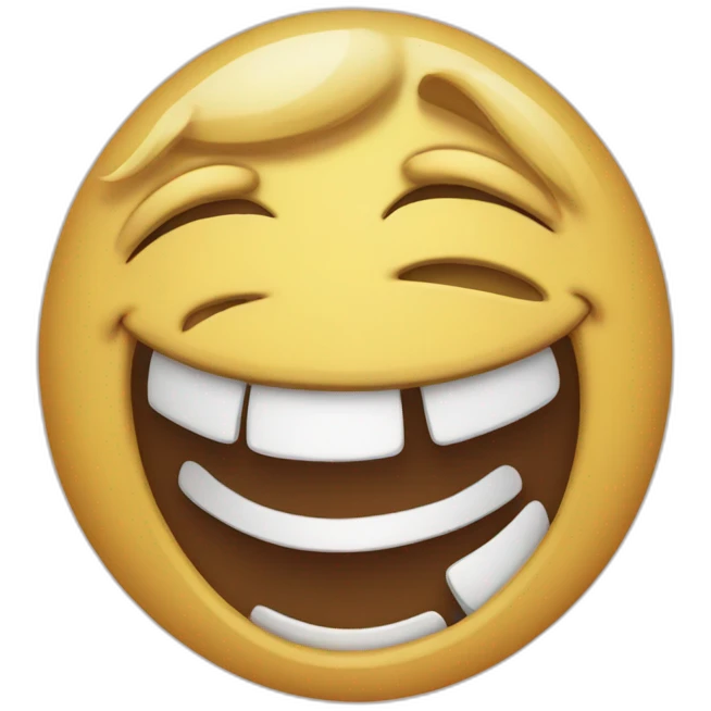 Laughing out loud emoji