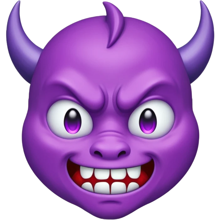 crying purple devil emoji