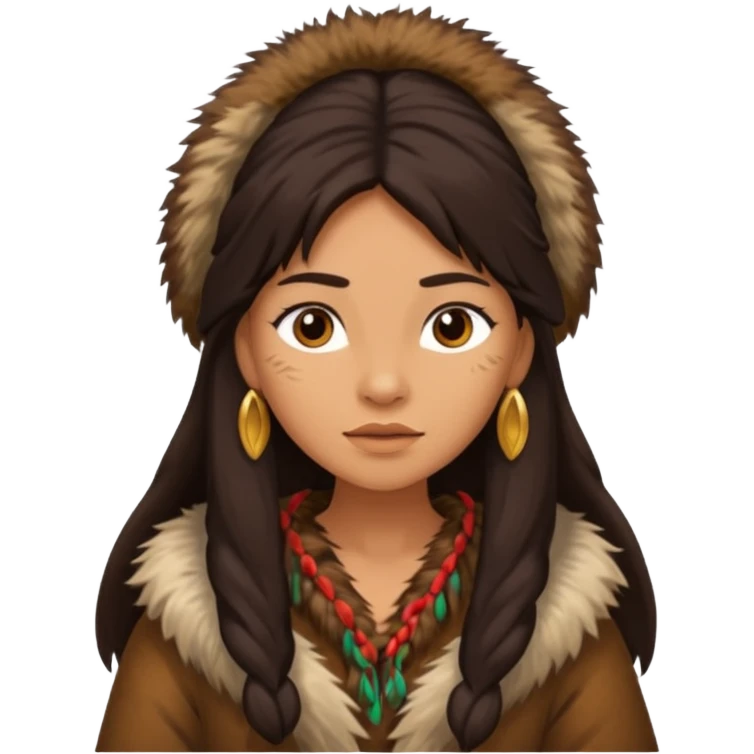 stone age woman emoji
