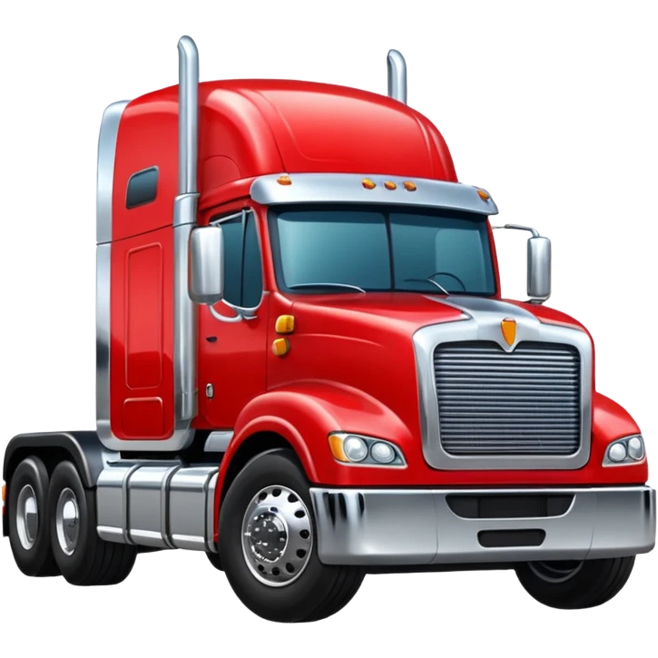 Semi truck emoji