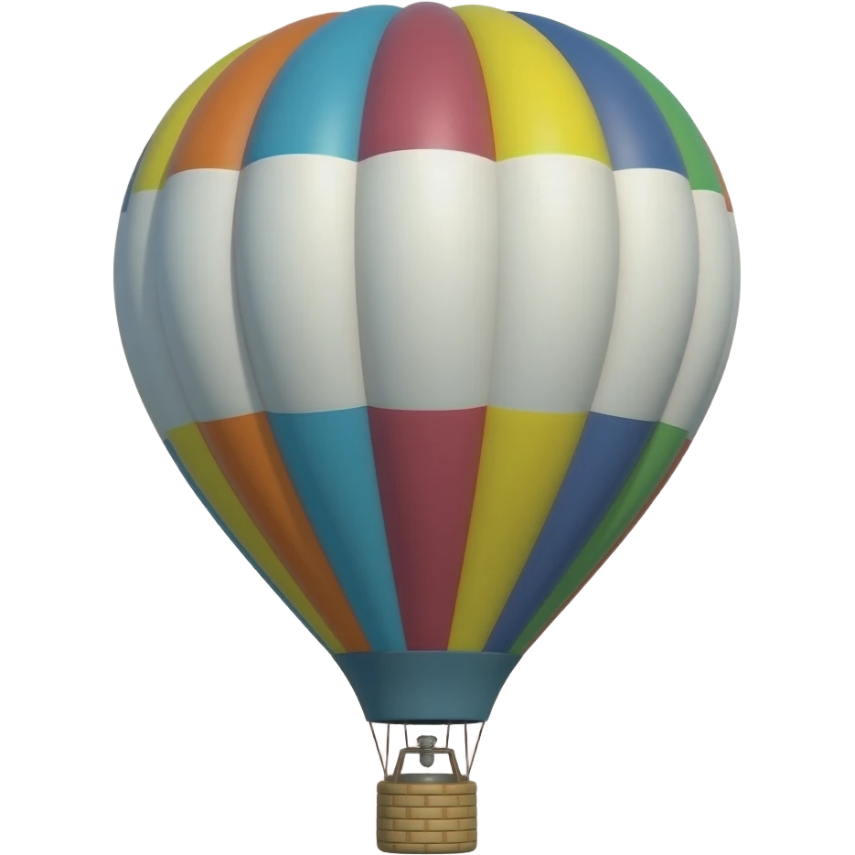 Balão de ar quente emoji