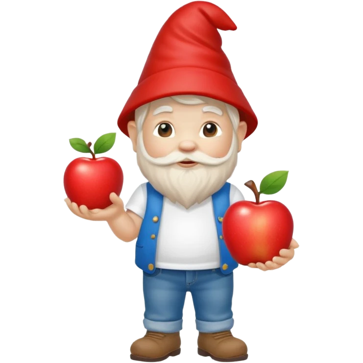 nain de jardin dans le style ios emoji