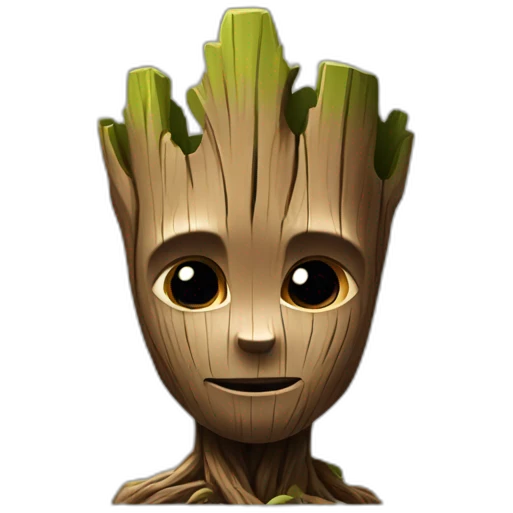 Groot en or emoji