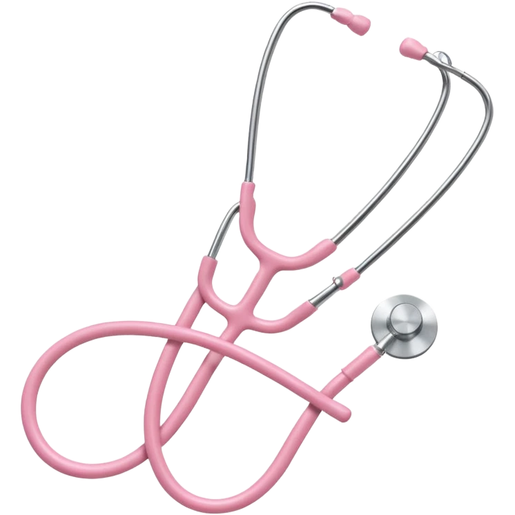 stethoscope, light pink, variation 2 emoji