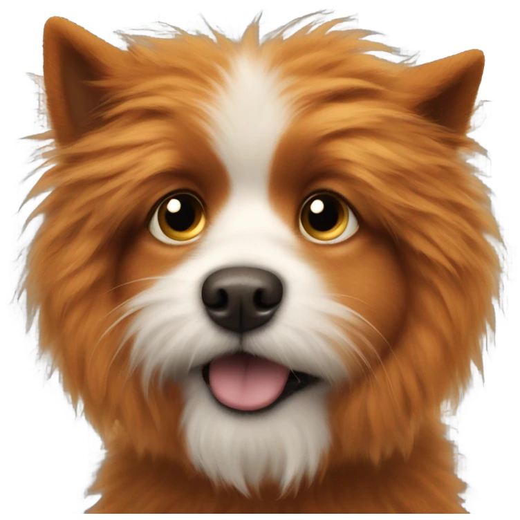 Ginger dog emoji