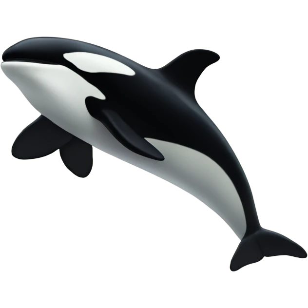 Orca jumping emoji
