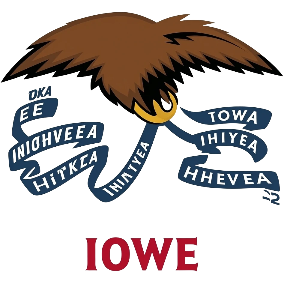 Iowa Hawkeye Logo emoji