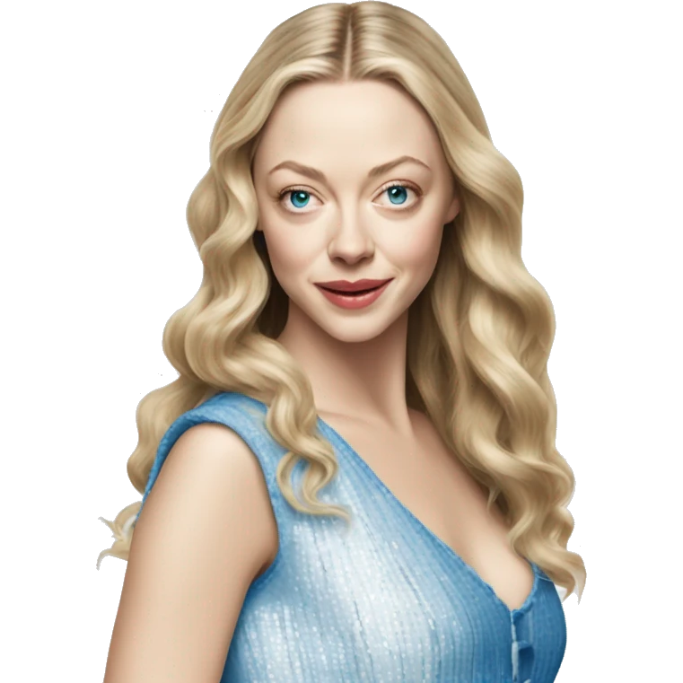 amanda seyfried in mamma mia emoji