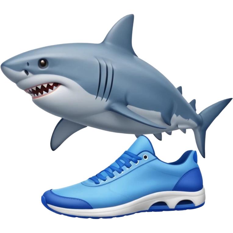 Tralalero Tralala, a shark with blue sneakers emoji