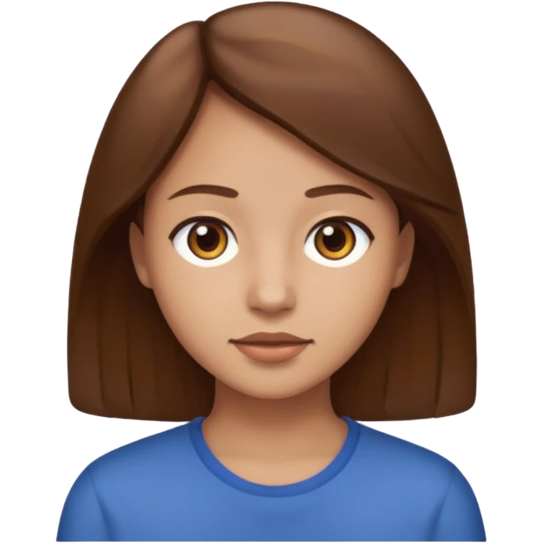 I am kinda ok looking with brown hair emoji