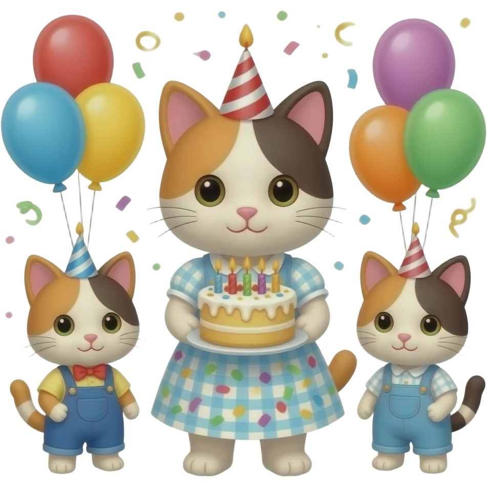 calico critters birthday emoji