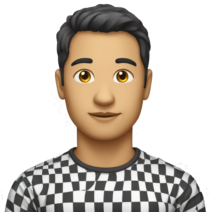 checkered-tshirt emoji