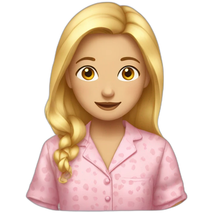 pyjama fille belle emoji