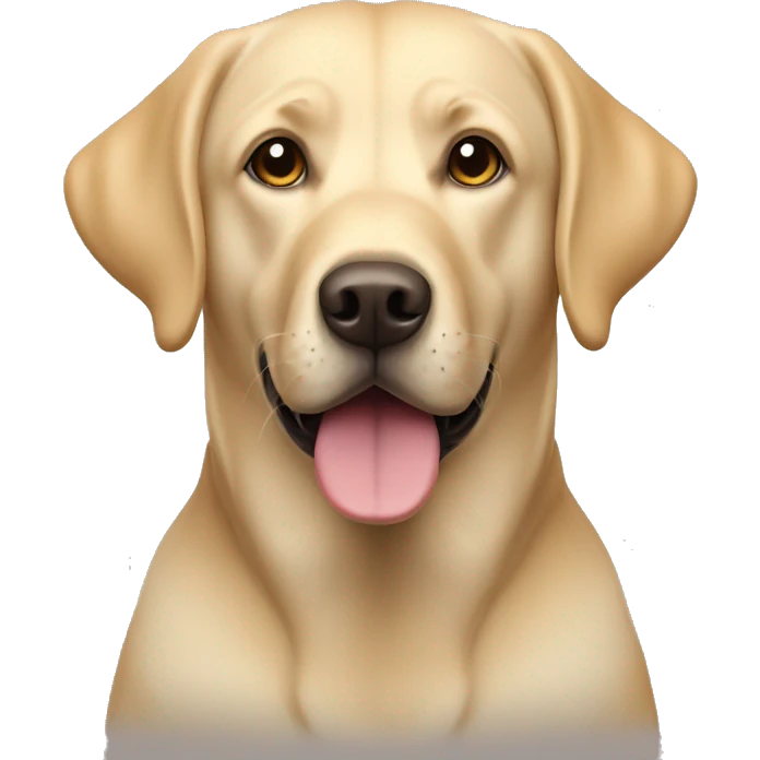 Labrador Retriever in festis petasum emoji