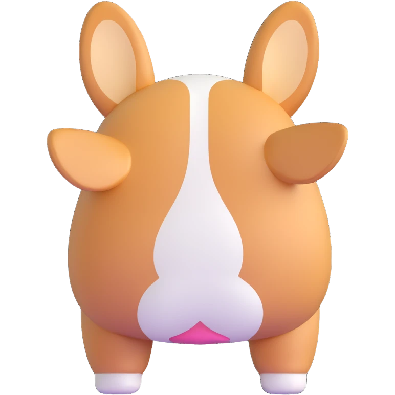corgi butt emoji