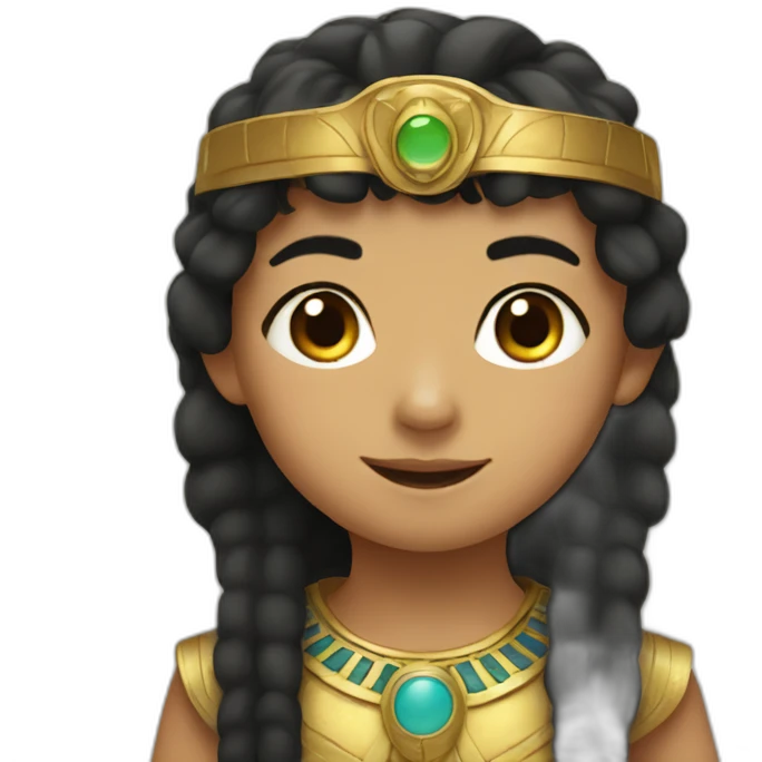 egyptian-chinese kid emoji