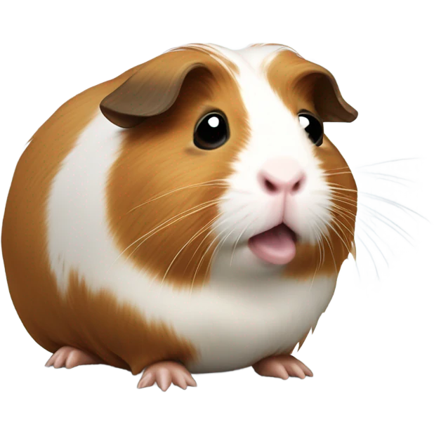 Crying Guinea pig emoji
