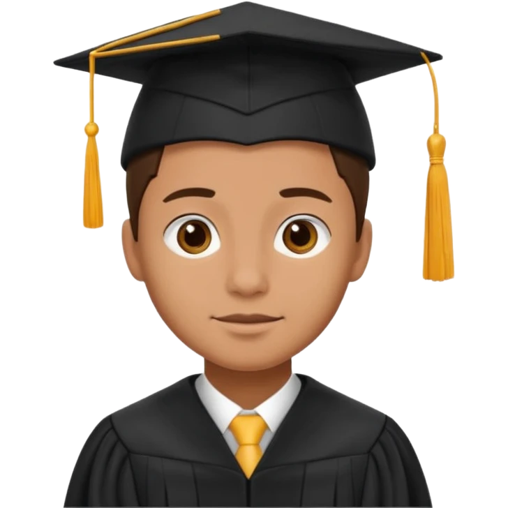 young university graduate emoji