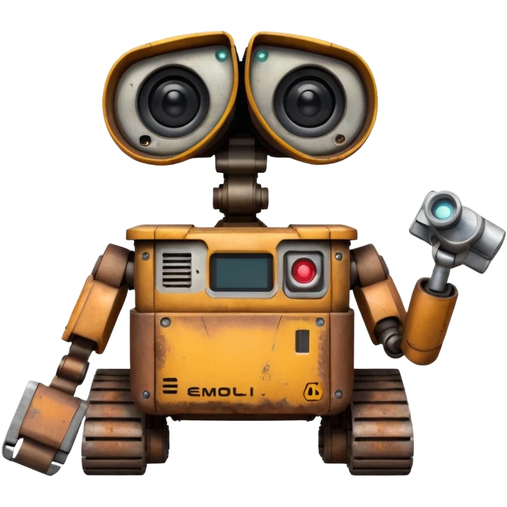 Walle from the movie emoji