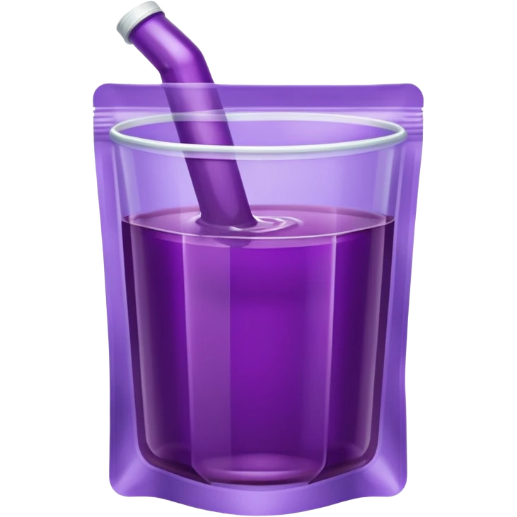 grape juice packet emoji