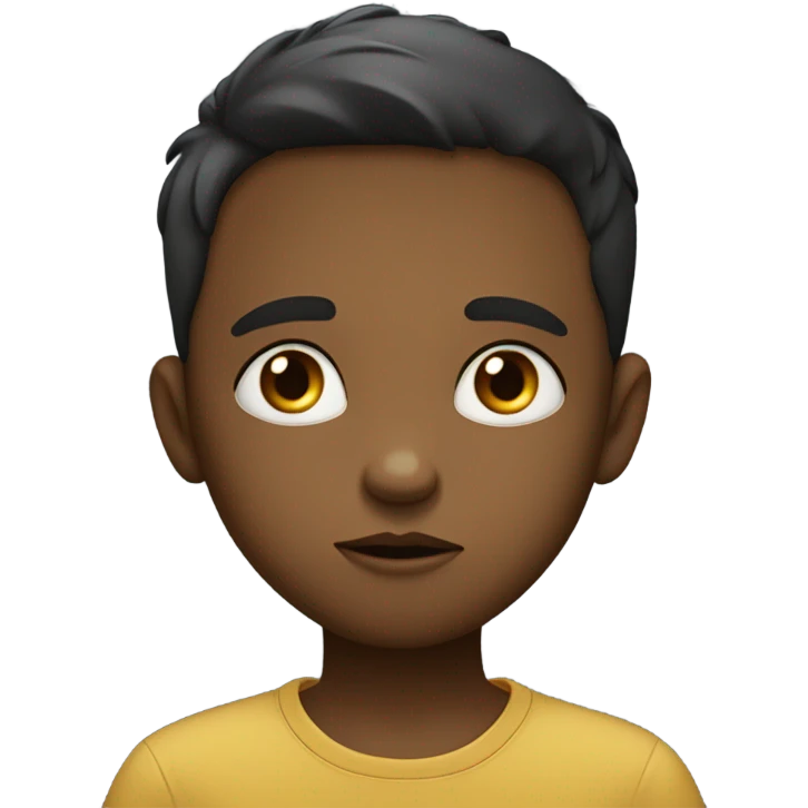 child thinks questioningly emoji