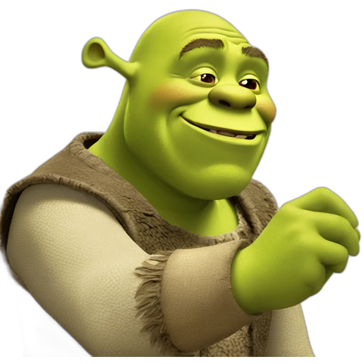 Shrek qui dab emoji