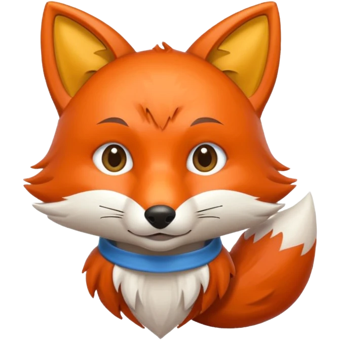 student fox emoji