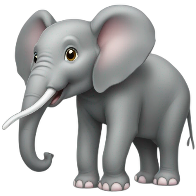 Souris éléphant emoji