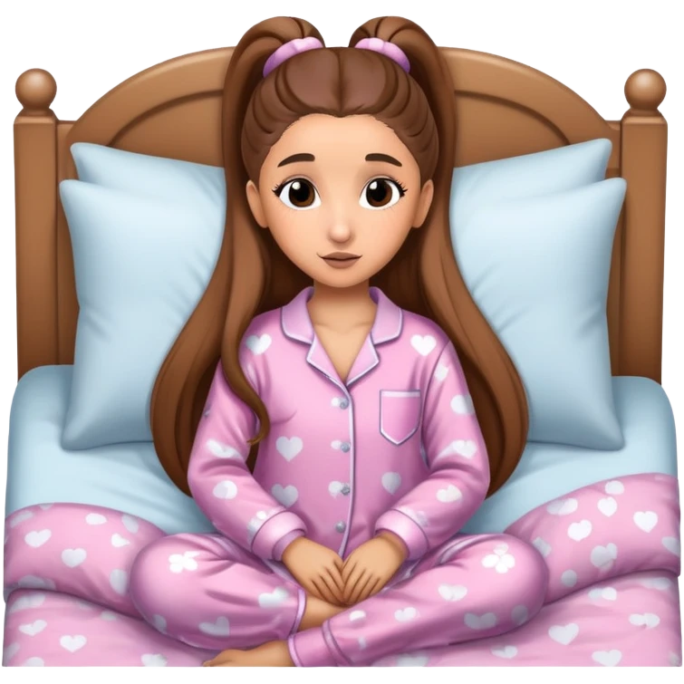 Ariana grande goes to bed  emoji