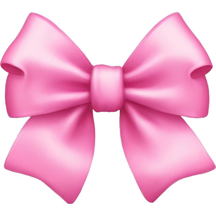 pink bow emoji