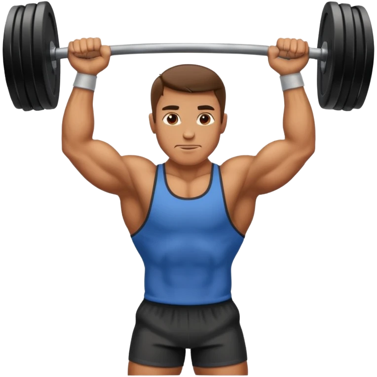 man lifting weights

 emoji