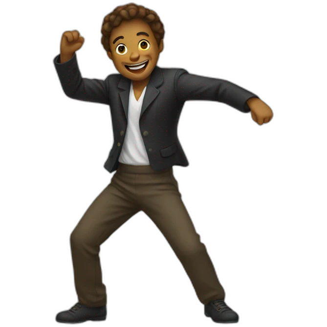 Chat qui danse emoji