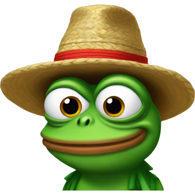 Pepe The Frog with a peruvian hat emoji