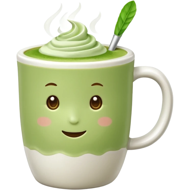 Matcha latte  emoji