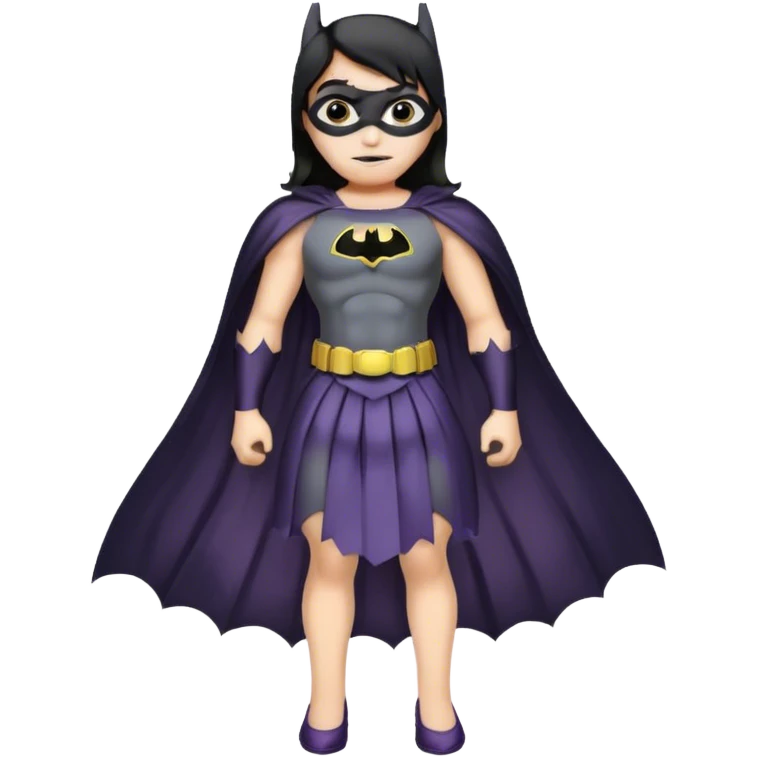Batman wearing a dress  emoji