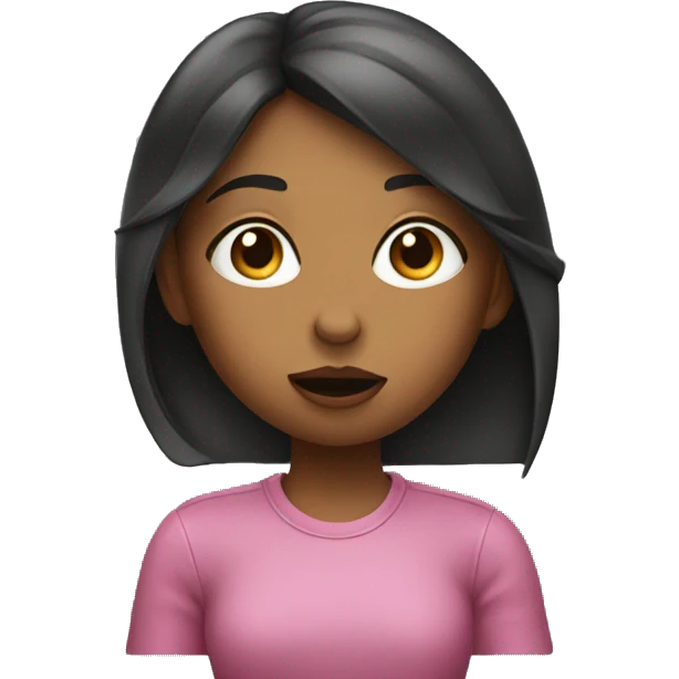 girl blowing a kiss emoji