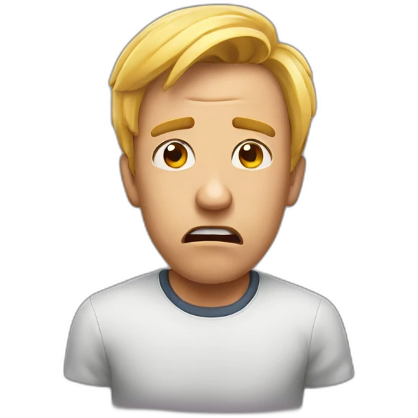 exasperated emoji