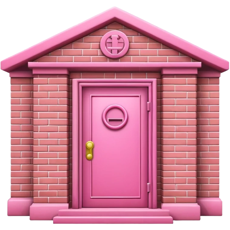 Pink bank  emoji