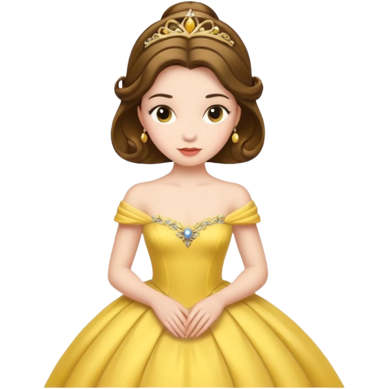 Belle from Beauty and the Beast emoji