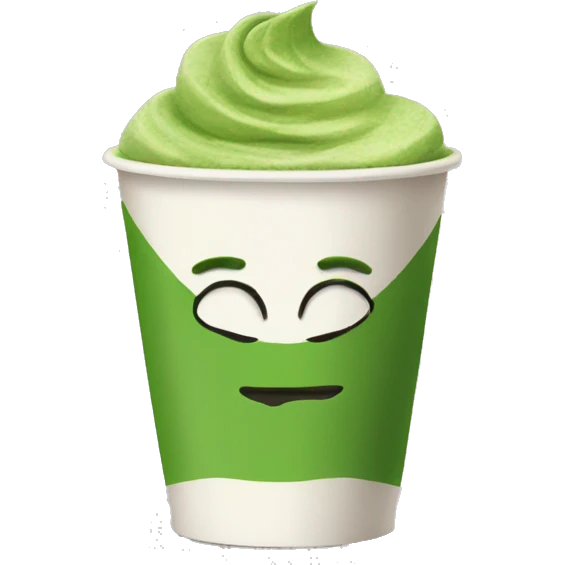 matcha in paper cup emoji