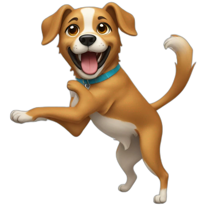 dancing-dog emoji